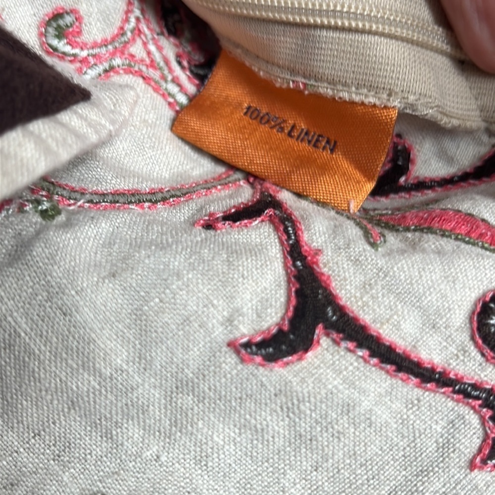 Tory Burch Embroidered Tunic - Black and Pink - Picture 3 of 8